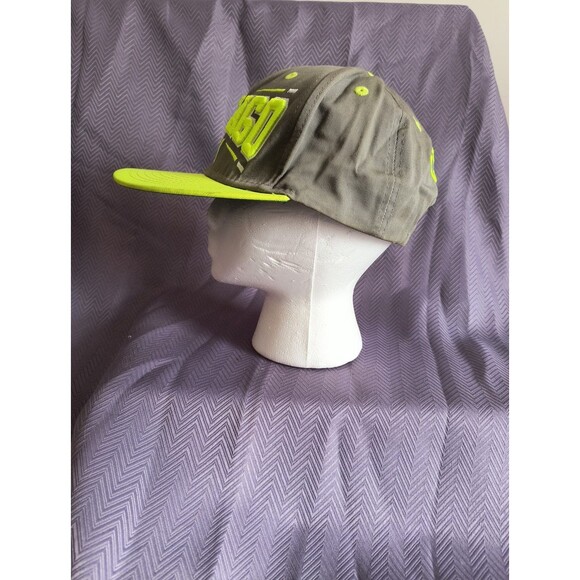 Chicago Cubs CHI Themed Lime Green Adjustable Snapback Hat KBETHOS - Picture 2 of 7